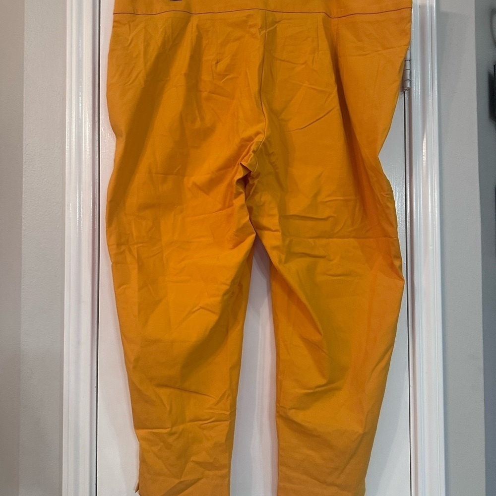 Lane Bryant Women's Vibrant Orange Ankle Pants - Picture 3 of 4